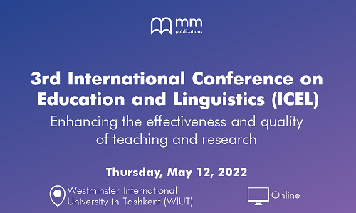 International conference on education and lingustics